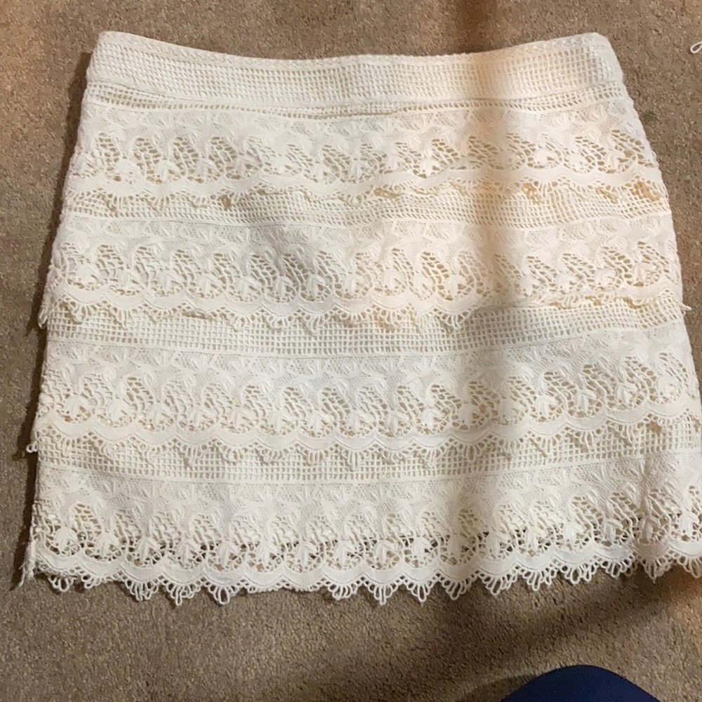 American Eagle Crochet Mini Skirt